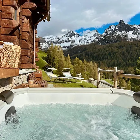 Paradise Sauna And Panoramic Views Of Monte Rosa And The Matterhorn Σαλέ Champoluc