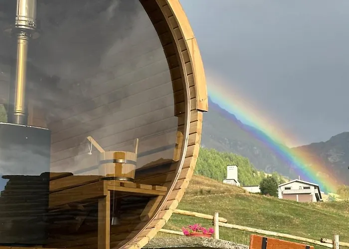 בקתה Paradise - Ski-in Luxury With Sauna & Panoramic Mountain Views In שמפולוק