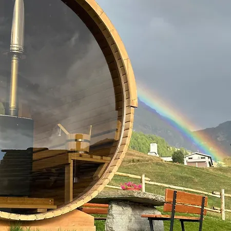 Chalet Paradise - Ski-in Luxury With Sauna & Panoramic Mountain Views In Champoluc