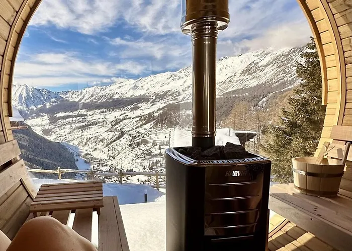 Paradise - Ski-in Luxury With Sauna & Panoramic Mountain Views In Chalet *