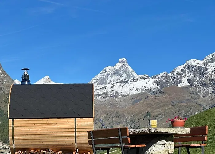 Chalet Paradise - Ski-in Luxury With Sauna & Panoramic Mountain Views In Champoluc